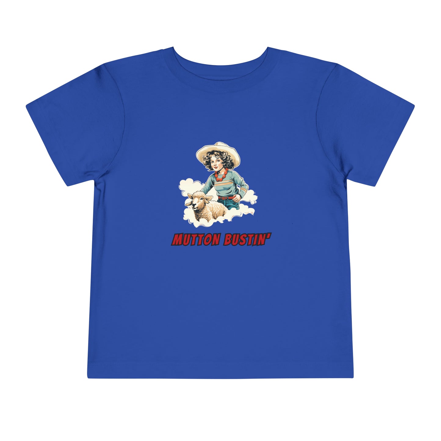 Rodeo Mutton Bustin' Toddler Tee, Western Shirt for Toddler Girls, Vintage Rodeo Top, Trick Rider T-shirt for Kids, Girls Rodeo Shirt