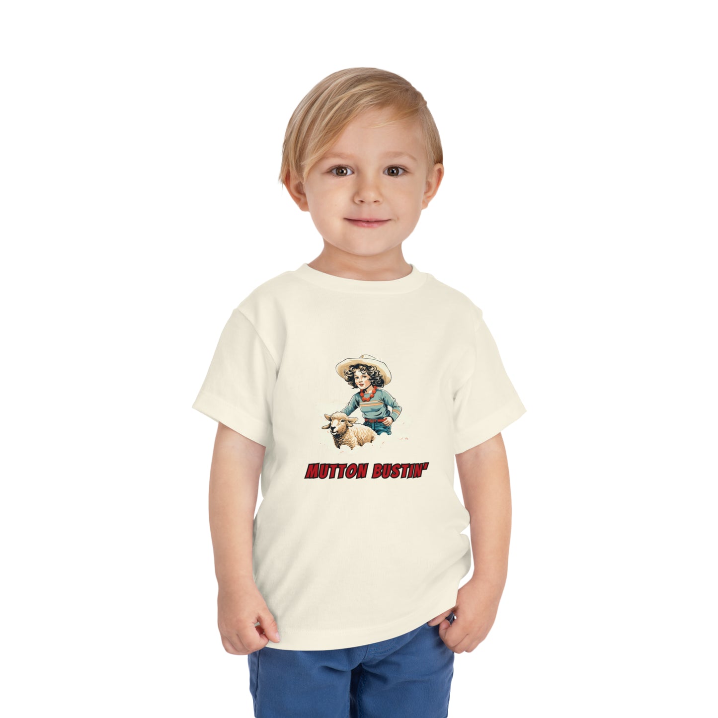 Rodeo Mutton Bustin' Toddler Tee, Western Shirt for Toddler Girls, Vintage Rodeo Top, Trick Rider T-shirt for Kids, Girls Rodeo Shirt