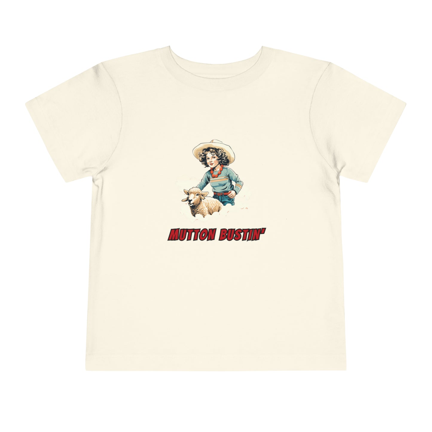 Rodeo Mutton Bustin' Toddler Tee, Western Shirt for Toddler Girls, Vintage Rodeo Top, Trick Rider T-shirt for Kids, Girls Rodeo Shirt