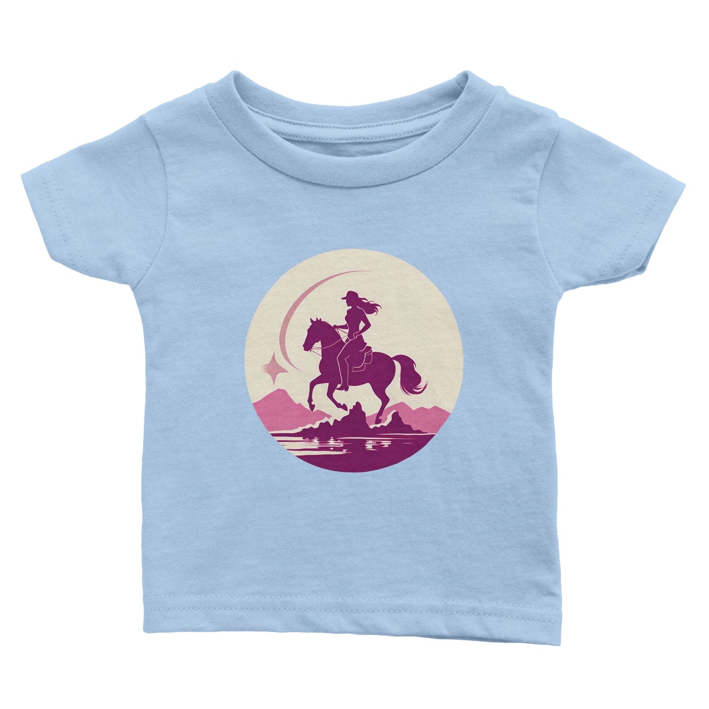 Rodeo Baby T-shirt AeroDare Equestrian Baby Tee