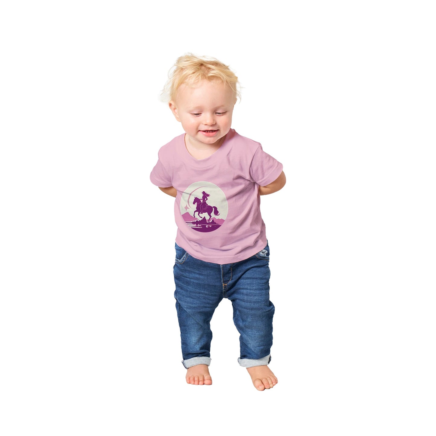 Rodeo Baby T-shirt AeroDare Equestrian Baby Tee