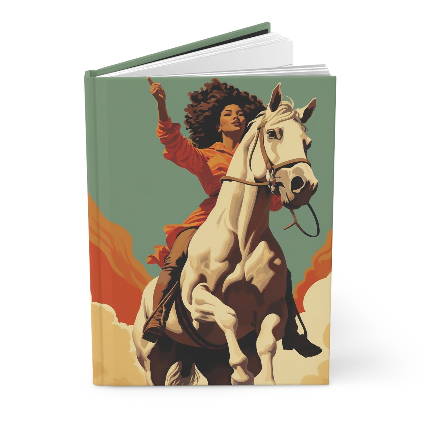 Trailblazing Hardcover Journal Matte - a  Rodeo Inspired Dream Journal