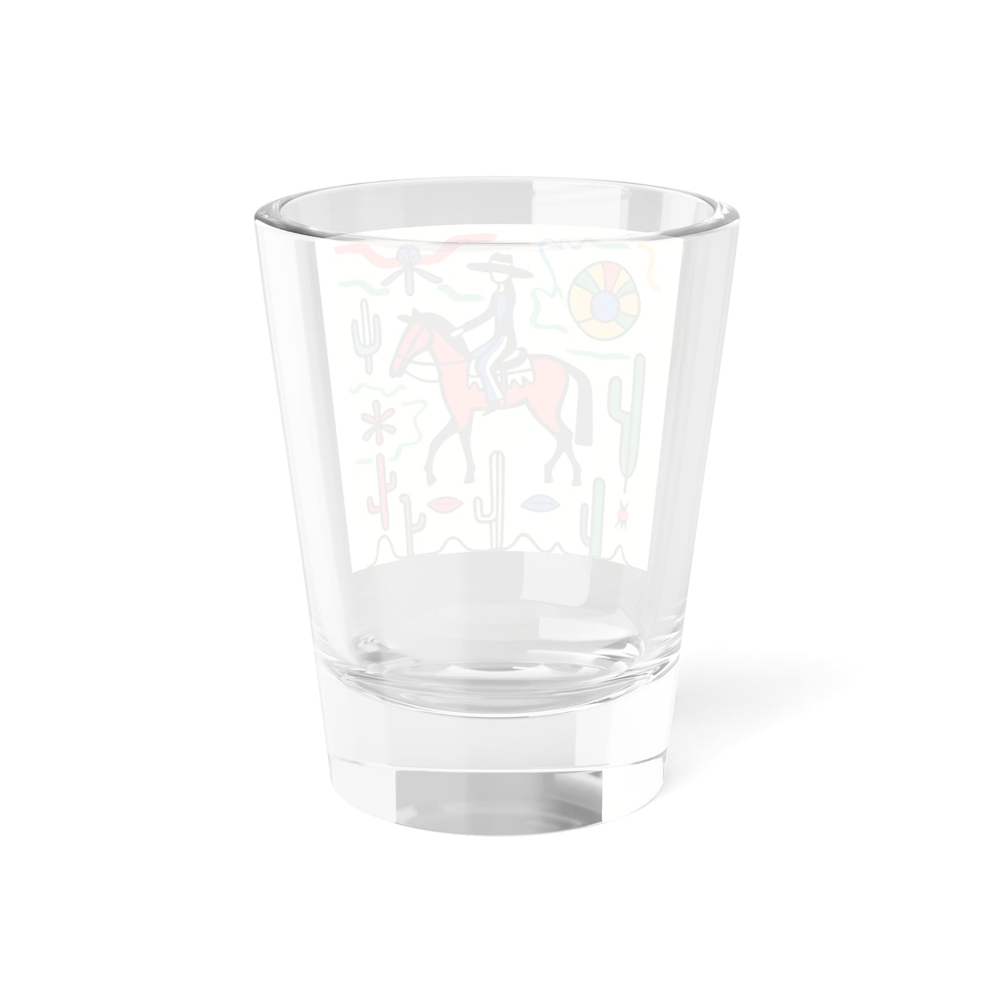 Rodeo Cowgirl Western Shot Glass, Wild Spirit Shot Glass: Outlaw Chic, 1.5oz