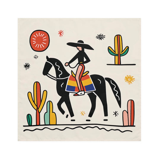 Vintage Boho Rodeo Queen Napkins Set