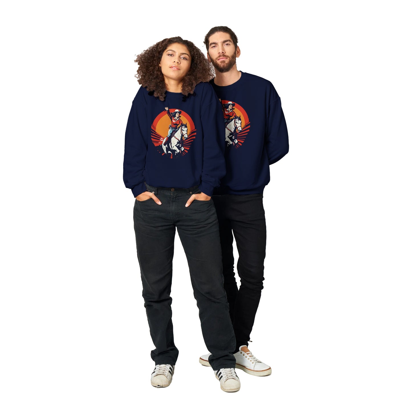 Daring Delores Trick Rider Sweatshirt