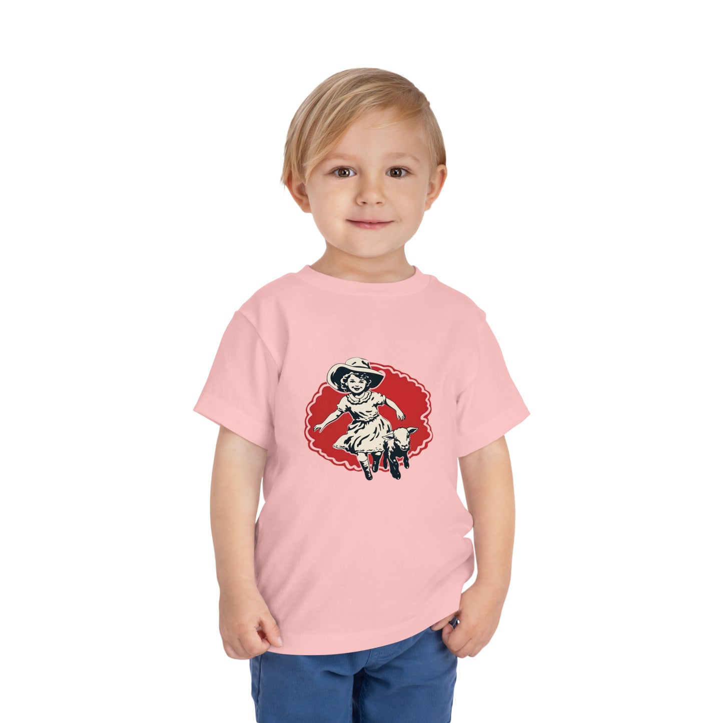 Mutton Bustin' Rodeo Toddler Tee, Vintage Western T-shirt for Kids, Toddler Girls Mutton Bustin' Shirt, Western Shirt