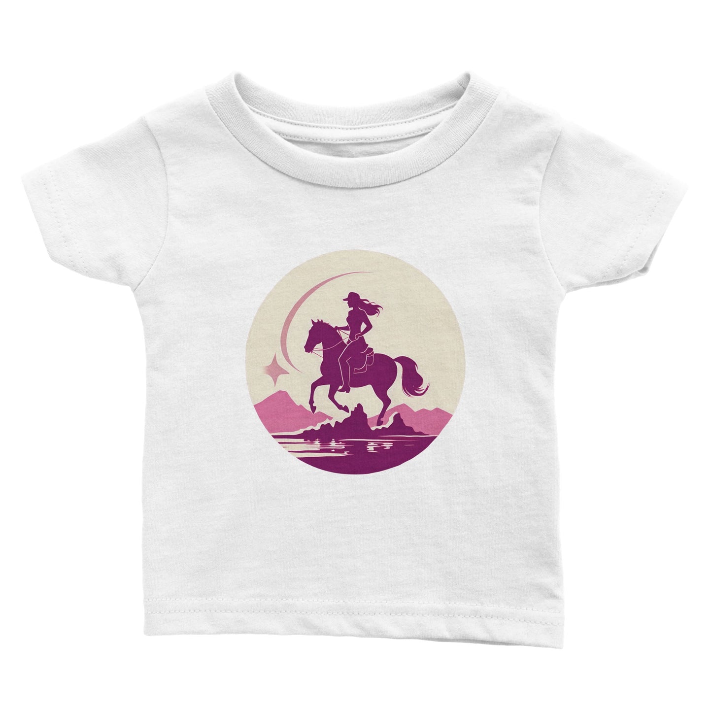 Rodeo Baby T-shirt AeroDare Equestrian Baby Tee