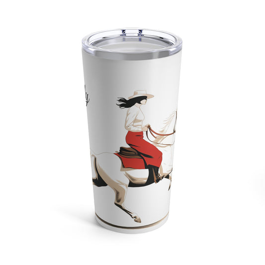 Personalized Rodeo Themed Prize Pony Tumbler 20oz